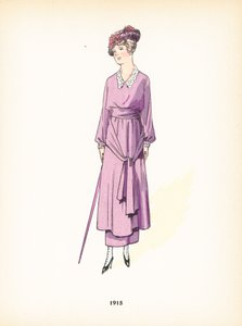 Mode féminine, 1915 - French School