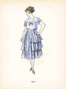 Mode féminine, 1916 - French School