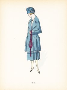 Mode féminine, 1916 - French School