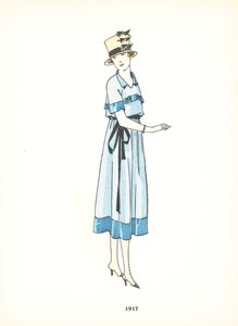 Mode féminine, 1917 - French School