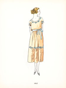 Mode féminine, 1917 - French School