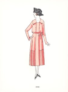 Mode féminine, 1918 - French School