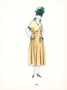 Mode féminine, 1918 - French School