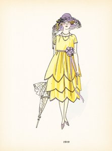 Mode féminine, 1919 - French School