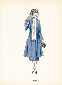 Mode féminine, 1920 - French School