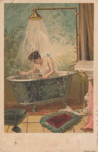 Dame dans le bain - French School