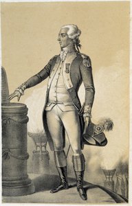Lafayette - dans « Galerie historique de la Révolution française » par Albert Maurin - French School
