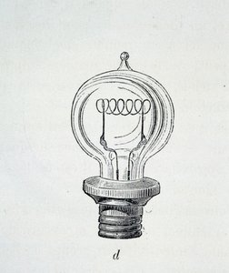 Lampe Edison - dans « Les nouvelles conquêtes de la science » par Figutree - French School