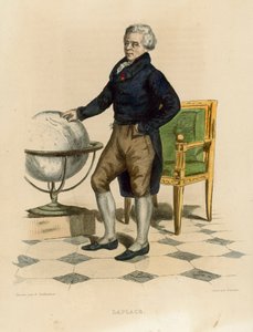 Laplace (gravure en couleur)