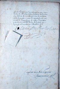 Dernière page des statuts de l