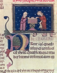 Le débiteur, des Coutumes de Toulouse, 1296 - French School