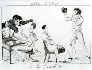 Le Bon Genre - Les Titus et les caches-folie, 1812 - French School
