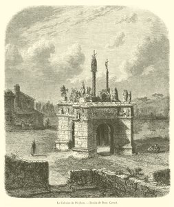 Le Calvaire de Pleyben - French School