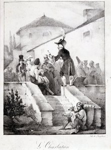 Le Charlatan (vendeur de produit miracle) - French School