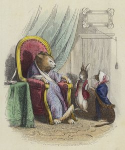 Le Chat, la Belette et le Petit Lapin - French School