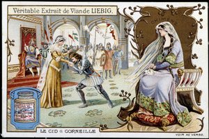 Le Cid de Pierre Corneille (1606 - 1684), chromolithographie Liebig, sd. XIXe siècle - French School