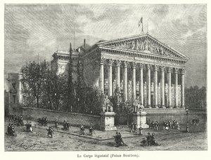 Le Corps législatif, Palais Bourbon - French School