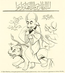 Le Djinn Thareche, roi des genies penates, selon l