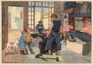 Le Forgeron - French School