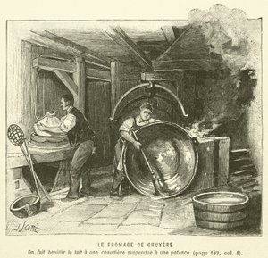 Le Fromage De Gruyere - French School