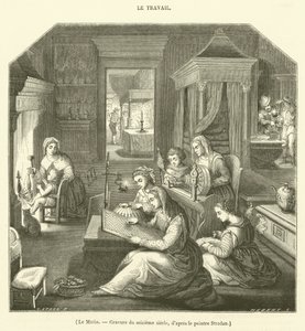 Le Matin, Gravure du seizieme siecle - French School