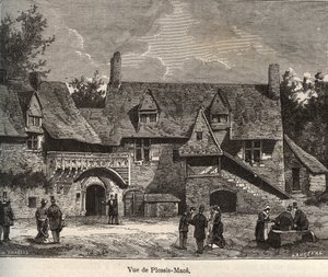 Le Plessis-Macé - Maine-et-Loire, région Pays de la Loire (gravure dans 