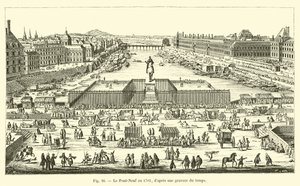 Le Pont-Neuf en 1702, d