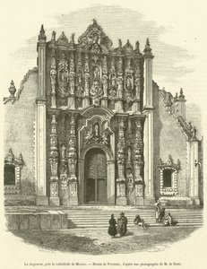 Le Sagrario, près de la cathédrale de Mexico - French School