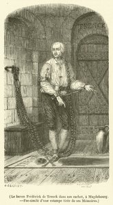 Le baron Frederick de Trenck dans son cachot, a Magdebourg - French School