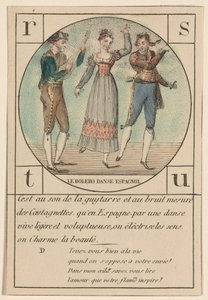 "Le bolero, danse espagnole," d