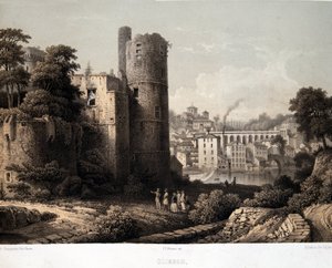 Le château de Clisson - Lithographie - French School
