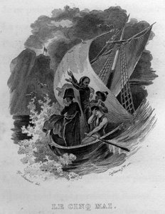 Le cinq mai Chanson de Béranger dans « Œuvres complètes » (1834) de Pierre Jean de Béranger (1780-1857), poète et chansonnier français - French School