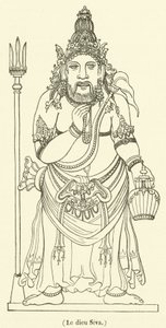 Le dieu Siva (engraving)