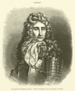 Le maréchal de Catinat (gravure) - French School