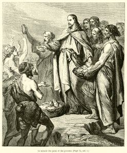 Le miracle des pains et des poissons - French School