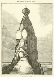 Le mont Peter-Botte (engraving) - French School