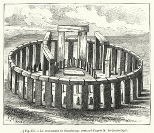 Le monument de Stonehenge, restauré d