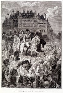 Le peuple de Paris prenant Vénus pour "l