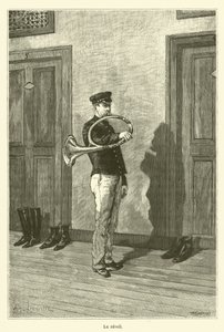 Éveil (gravure) - French School