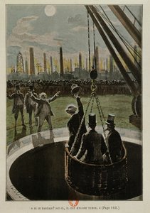 Départ pour la Lune, de De la Terre à la Lune par Jules Verne (1828-1905) publié en 1865