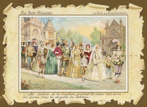 Sortant de la chapelle, La Belle au bois dormant - French School