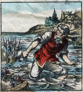 Lemuel Gulliver a tiré les navires de l