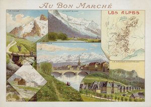 Les Alpes, carte