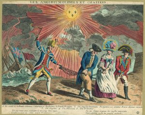 Les Anglois molestés et châtiés, pub. 1779 - French School
