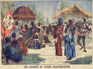 Les Ashantis (Achanti ou Asante) du Ghana au jardin d