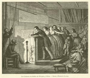 Les Coulisses du théâtre de Séraphin, à Paris - French School