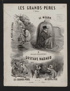 Les Grand-Pères, quatre chansons philosophiques par Gustave Nadaud - French School