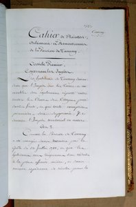 Liste des plaintes et demandes adressées au roi Louis XVI par la paroisse de Taverny, avril 1789 - French School