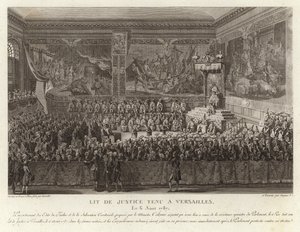 Lit de justice tenu à Versailles