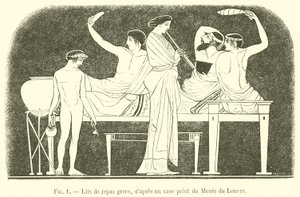 Lits de repas grecs - French School